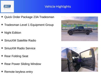 2024 RAM 1500 Tradesman Crew Cab 4x4 5'7' Box