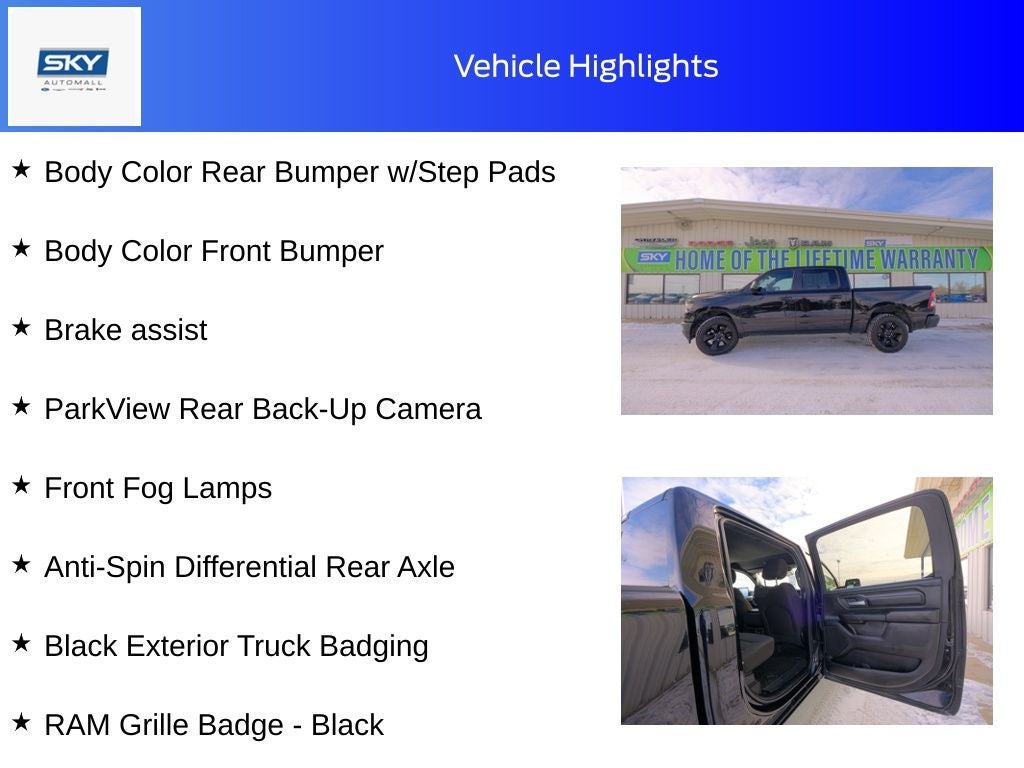 2024 RAM 1500 Tradesman Crew Cab 4x4 5'7' Box