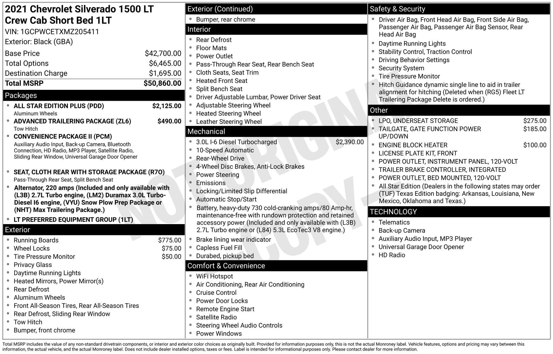 2021 Chevrolet Silverado 1500 2WD Crew Cab Short Bed LT