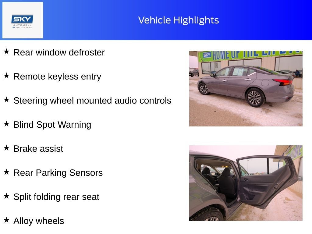 2024 Nissan Altima SV FWD