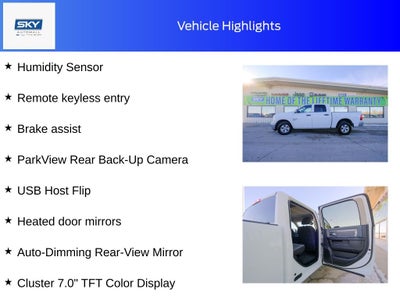 2023 RAM 1500 Classic SLT Crew Cab 4x4 5'7' Box