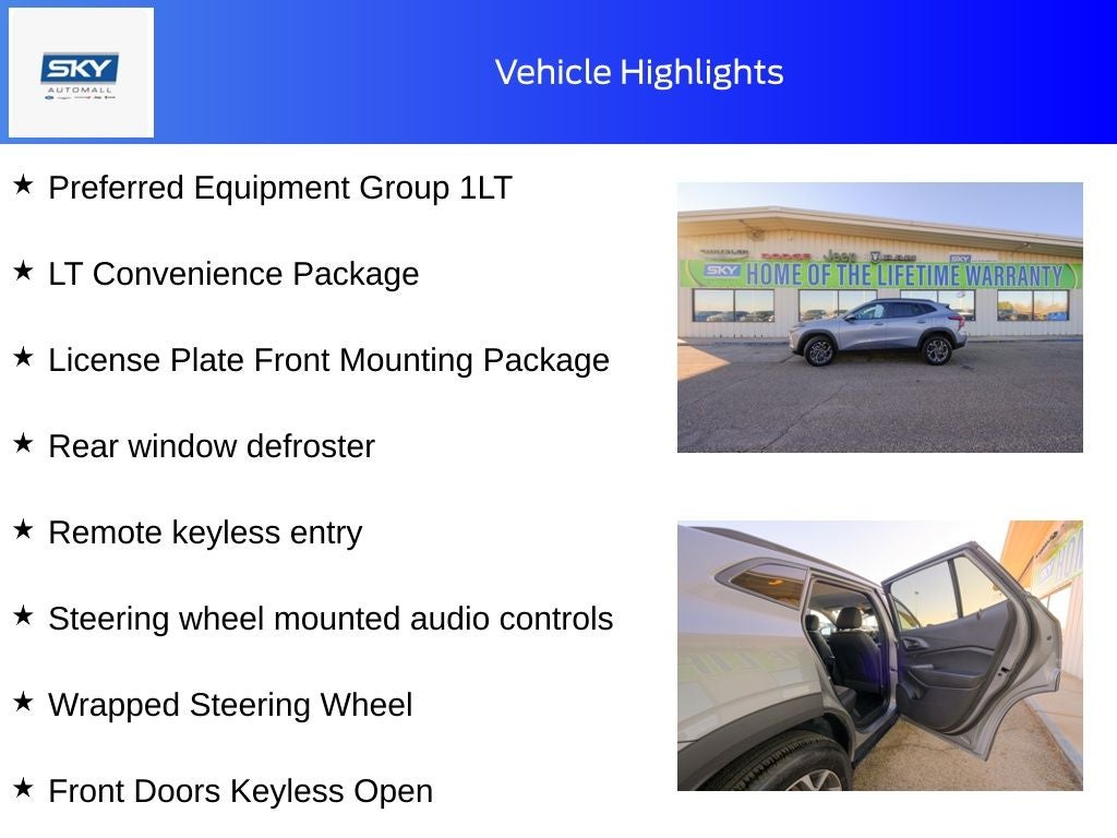 2025 Chevrolet Trax FWD LT