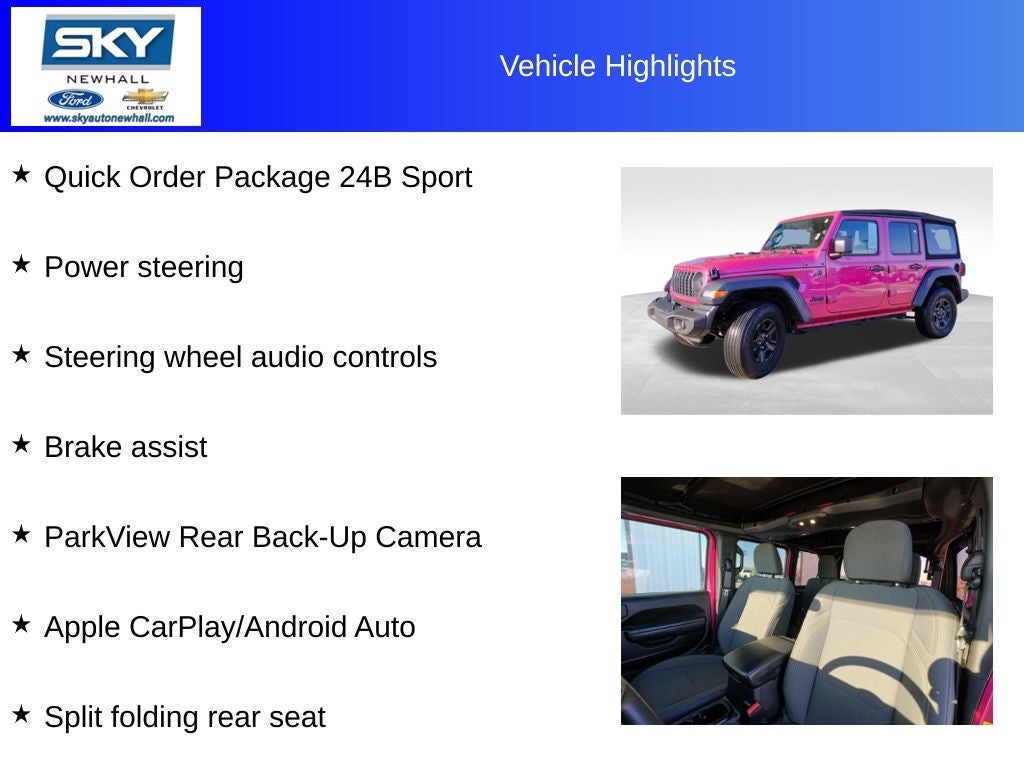 2024 Jeep Wrangler Sport