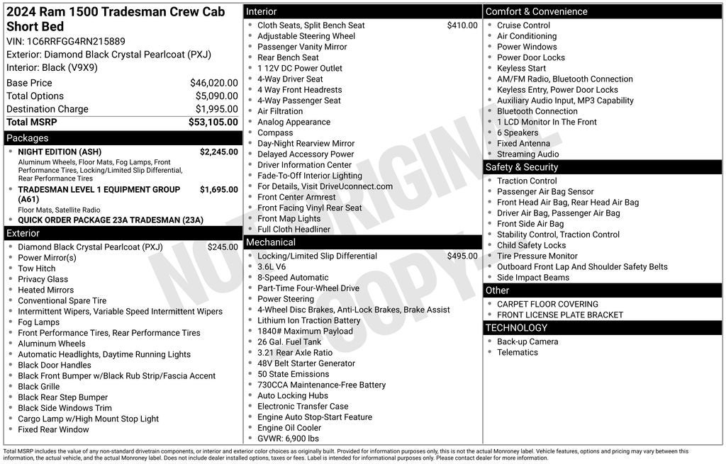 2024 RAM 1500 Tradesman