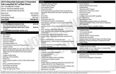 2015 Chevrolet Colorado LT