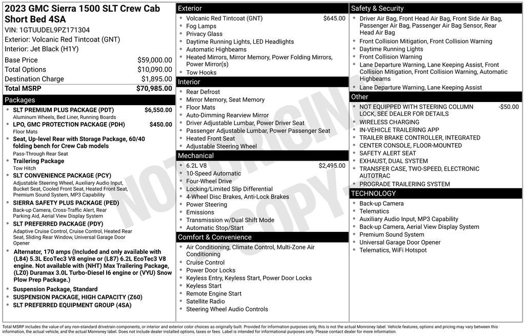 2023 GMC Sierra 1500 SLT