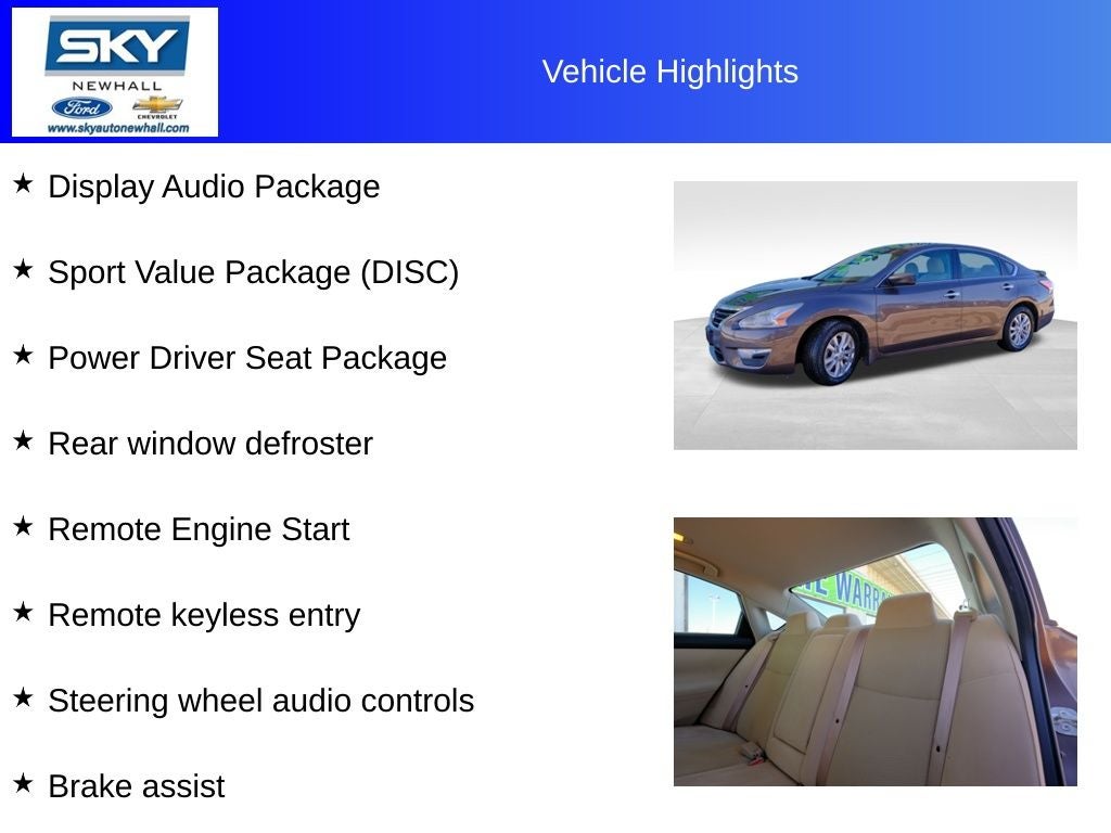 2015 Nissan Altima 2.5 S