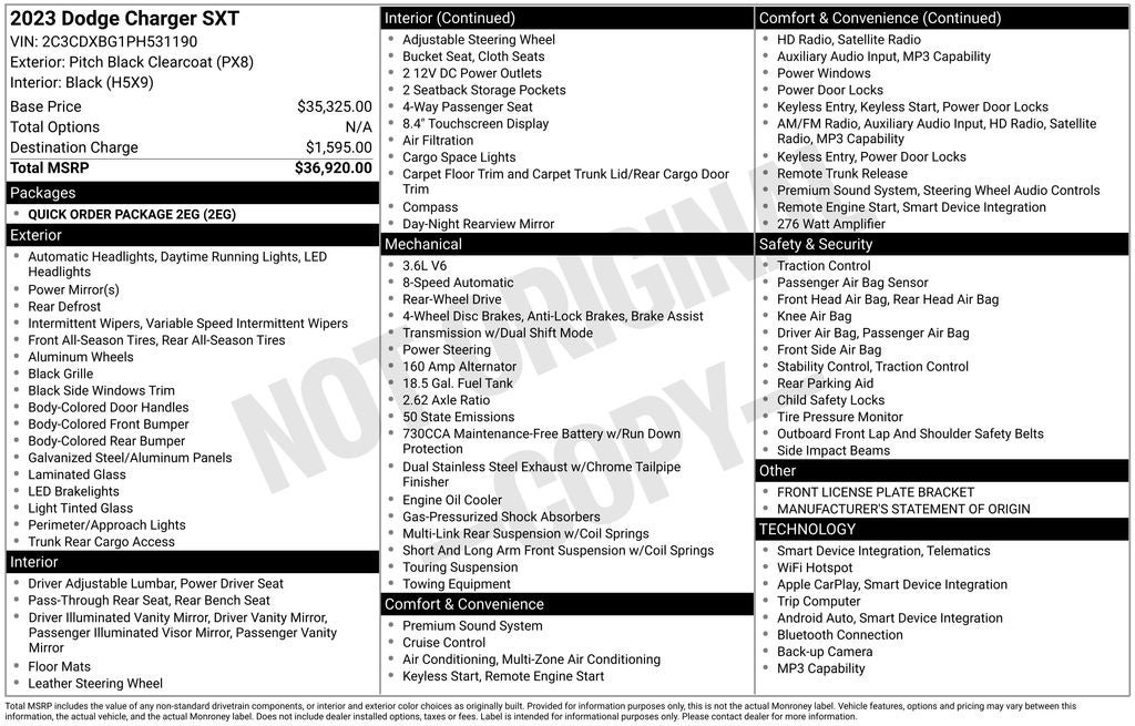 2023 Dodge Charger SXT