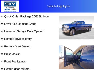 2022 RAM 2500 Big Horn