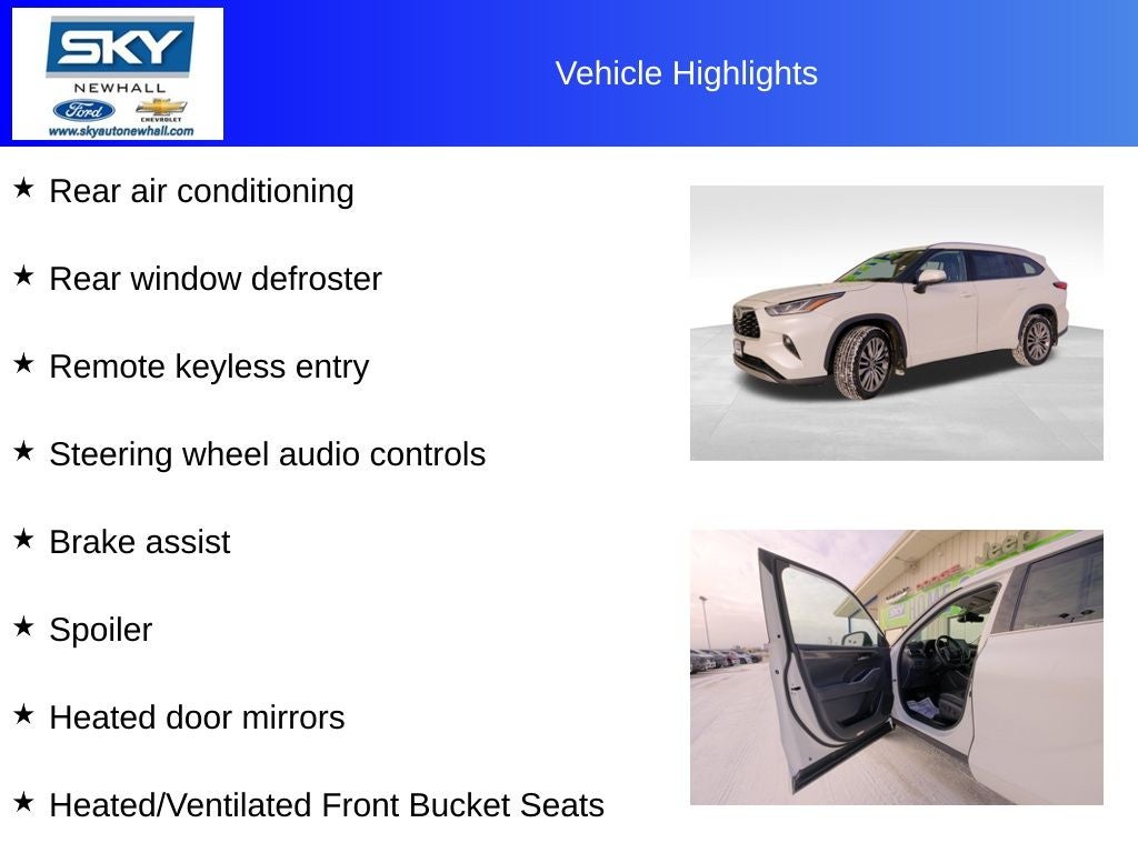 2021 Toyota Highlander Platinum