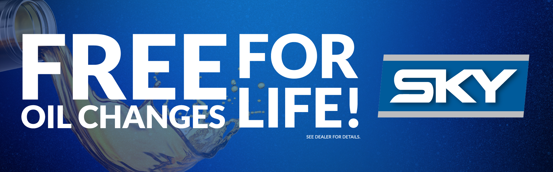 Free Oil Changes for Life